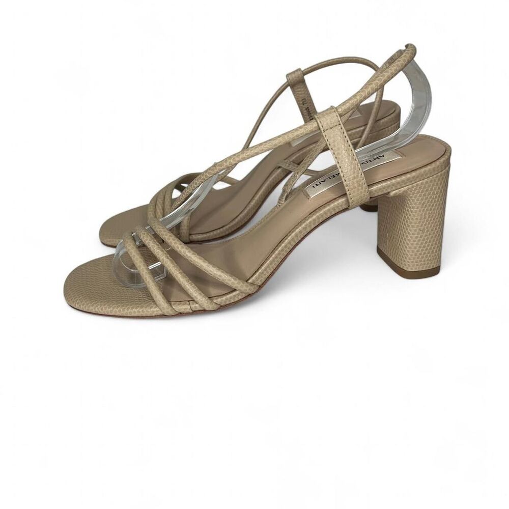 Antonio-melani Women's Tan and Cream Sandals - Picture 6 of 6